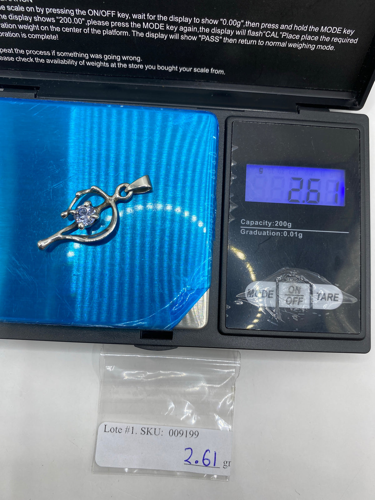 Dije de Plata con Circonia Blanca — Taxco 925 — foto 6