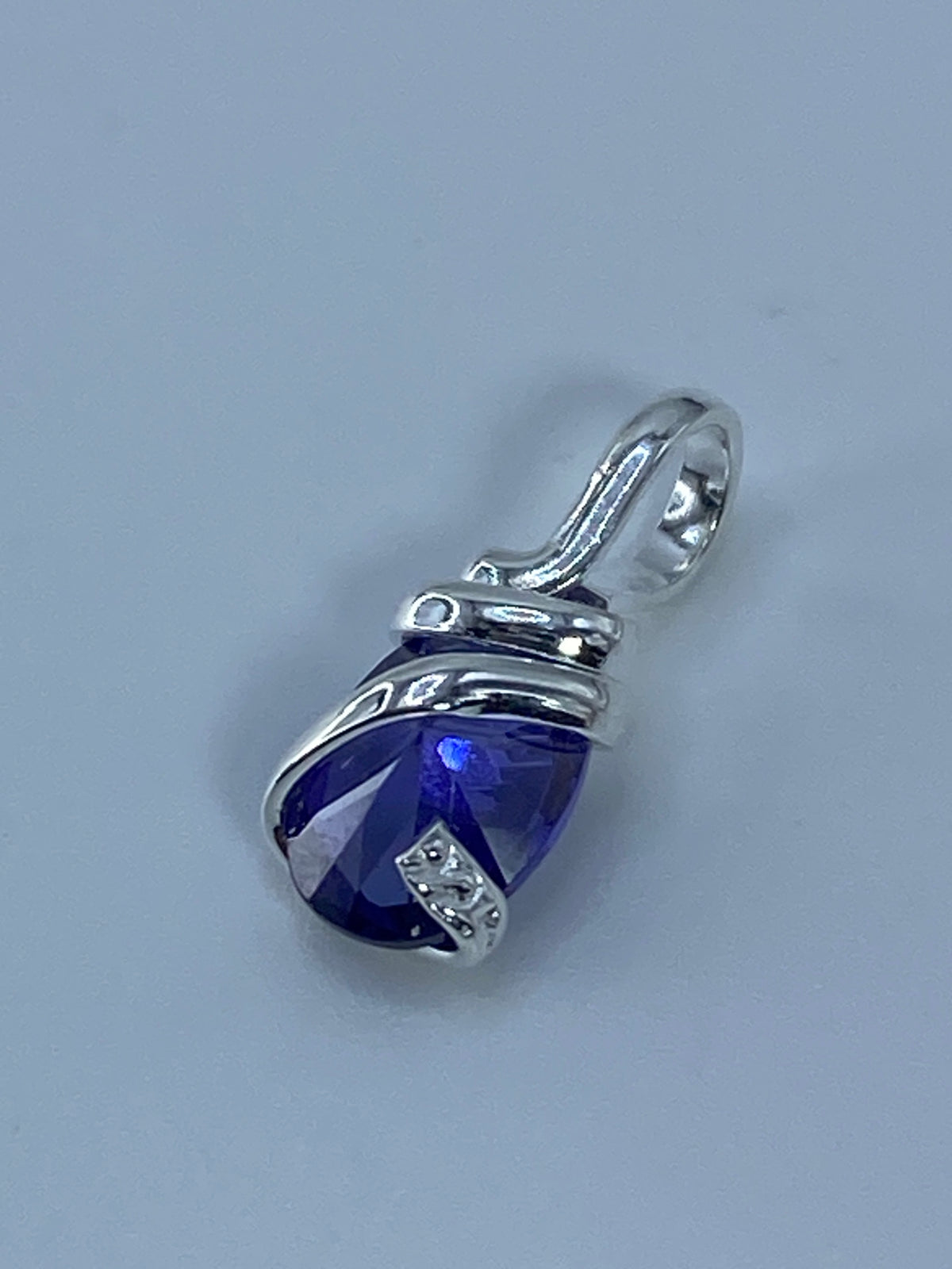 Dije de Plata con Circonia Azul — Taxco 925 — foto 5