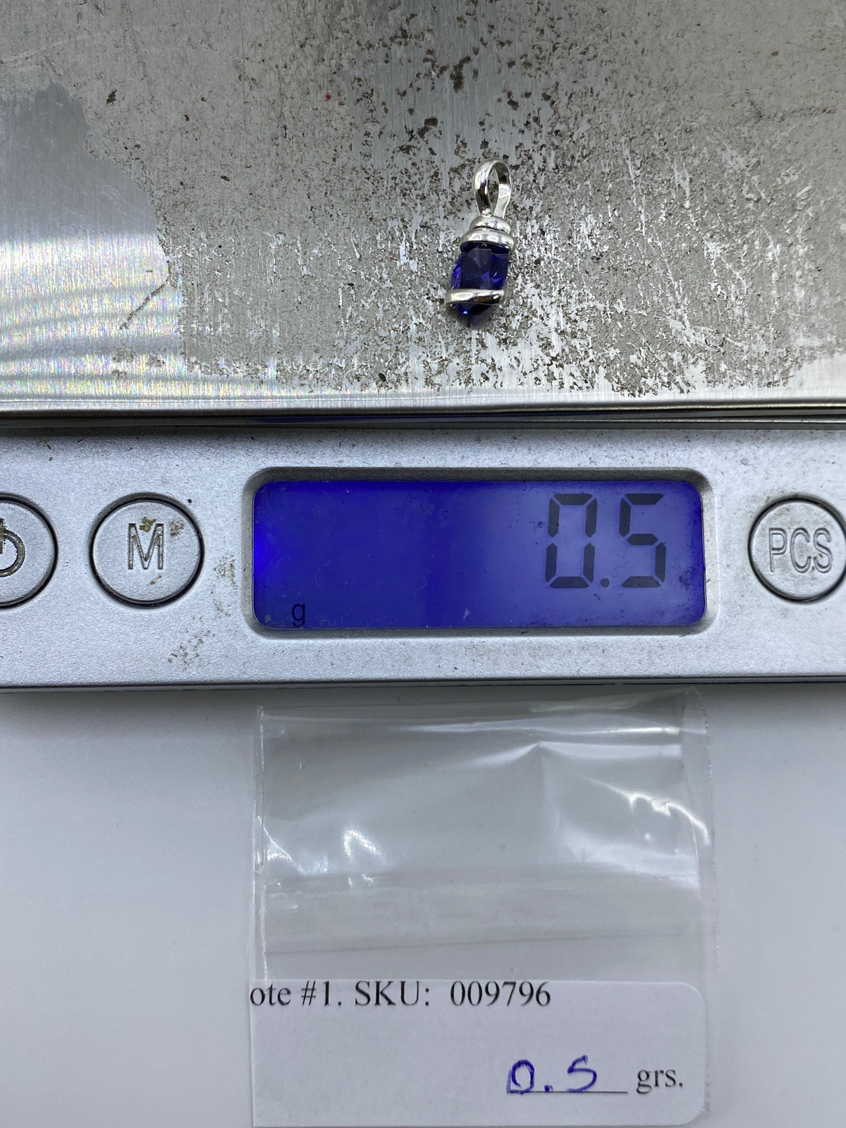 Dije de Plata con Circonia Azul — Taxco 925 — foto 6