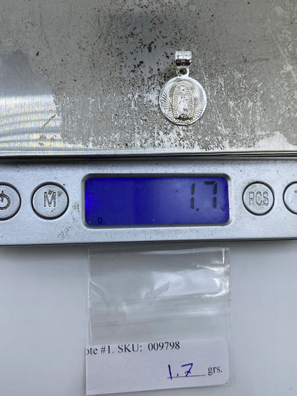 Dije de Plata Virgen de Guadalupe Repujado — Taxco 925 — foto 6