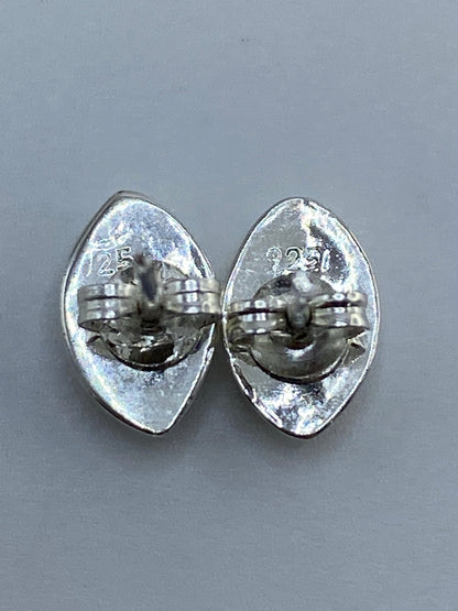 Aretes de Plata con Ópalo de Fuego — Taxco 925 — foto 5