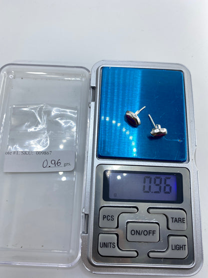 Aretes de Plata con Ópalo de Fuego — Taxco 925 — foto 6
