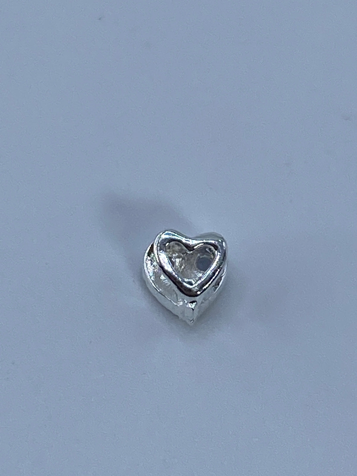Dije Corazón Plata Circonia Morada — Taxco 925 — foto 5