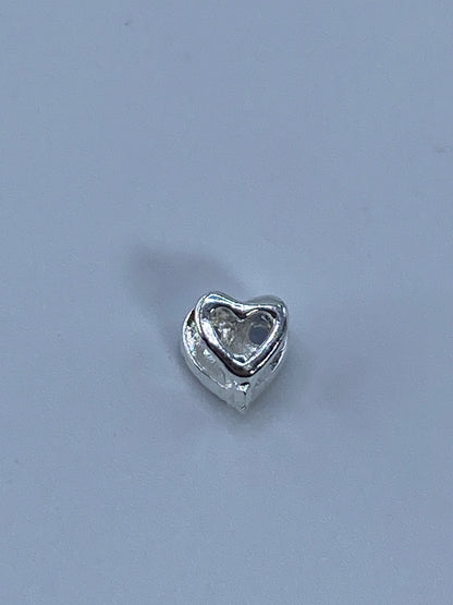 Dije Corazón Plata Circonia Morada — Taxco 925 — foto 5