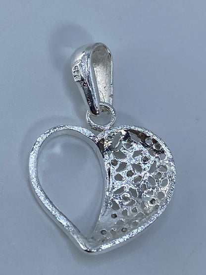 Dije de Plata Corazón con Micro-Circonia — Taxco 925 — foto 5