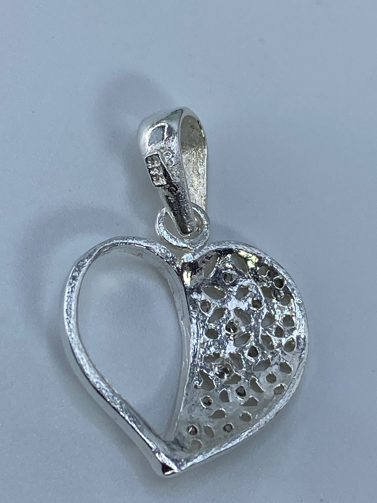 Dije de Plata Corazón Micro-Circonia — Taxco 925 — foto 5