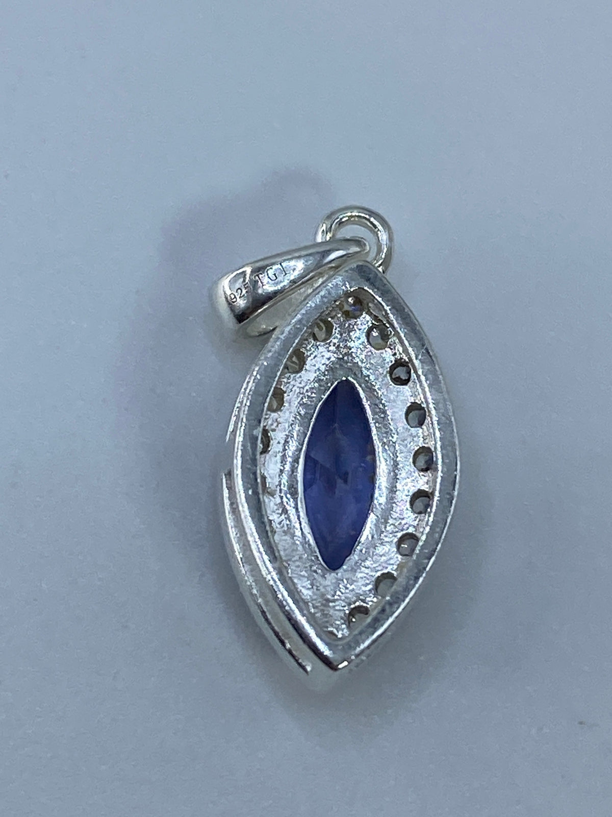 Dije de Plata Circonia Azul + Micro-Circonia — Taxco 925 — foto 5