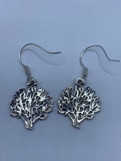 Aretes Árbol de la Vida de Plata Repujada — Taxco 925 — foto 5