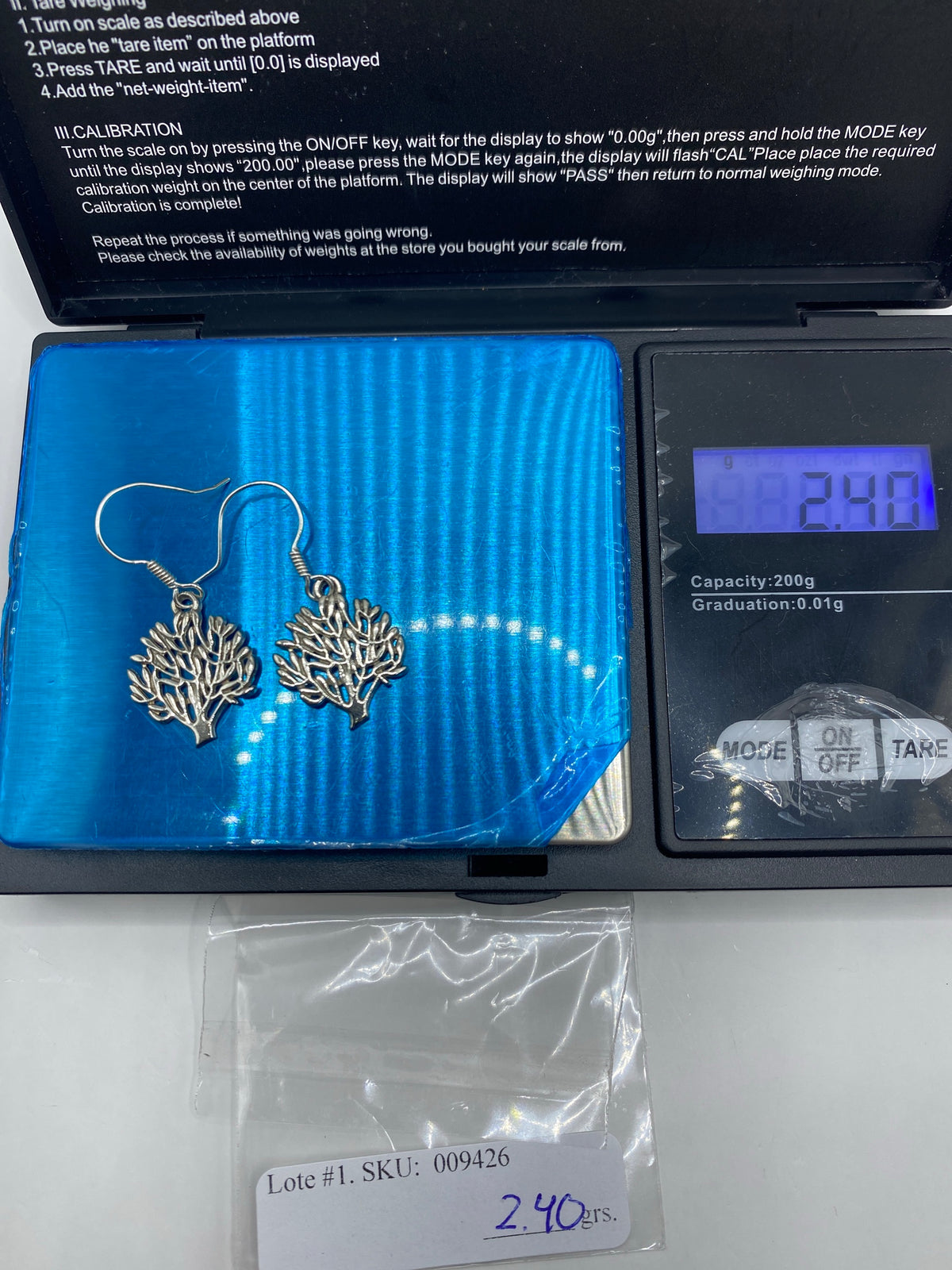 Aretes Árbol de la Vida de Plata Repujada — Taxco 925 — foto 6