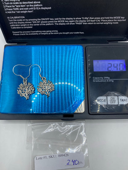Aretes Árbol de la Vida de Plata Repujada — Taxco 925 — foto 6