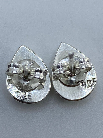 Aretes de Plata con Ópalo de Fuego Multicolor — Taxco 925 — foto 5
