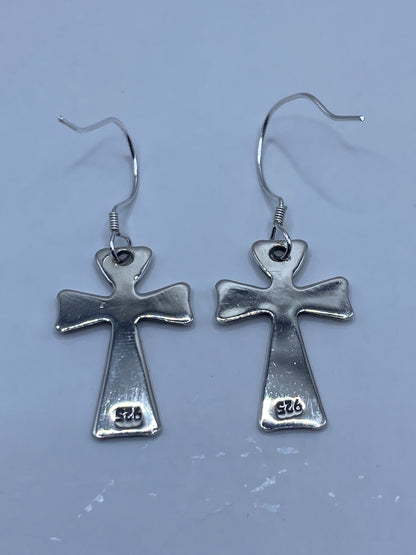 Aretes de Cruz de Plata 925 — Taxco Minimalista — foto 5