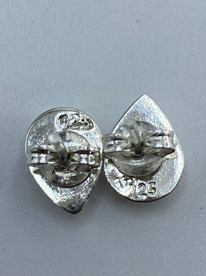 Aretes de Plata con Ópalo de Fuego Multicolor — Taxco 925 — foto 5