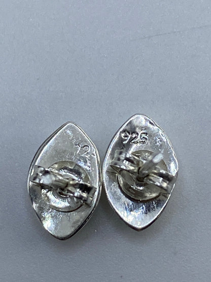 Aretes de Plata con Ópalo de Fuego — Taxco 925 — foto 5