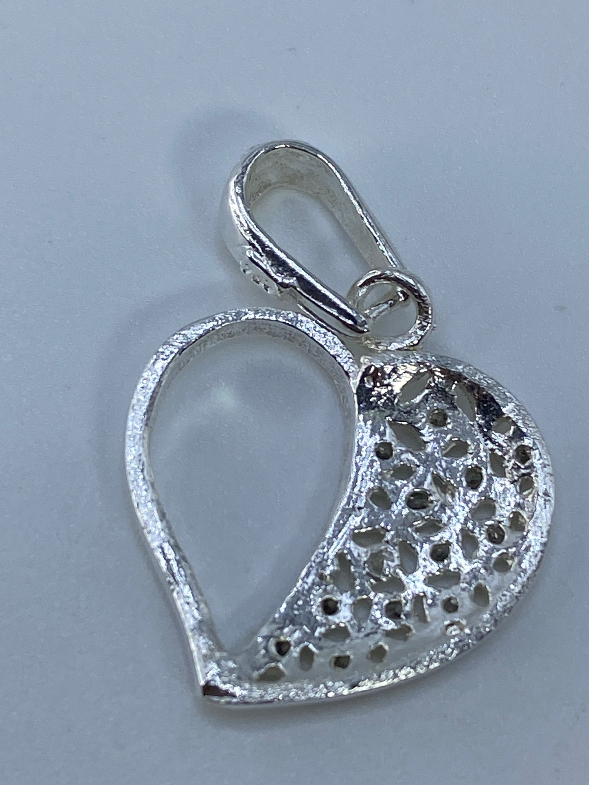 Dije Corazón de Plata 925 con Micro-Circonia — Taxco — foto 5
