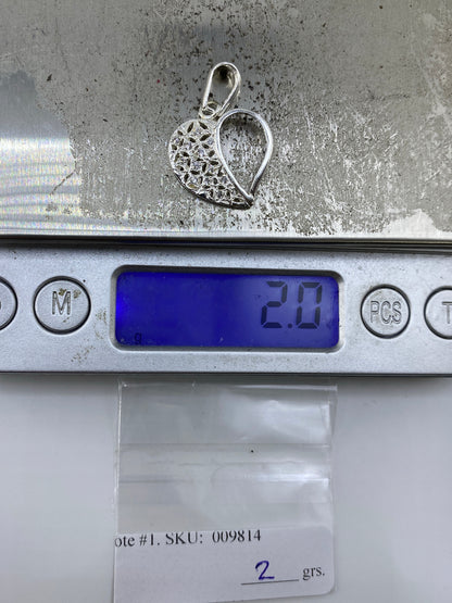Dije Corazón de Plata 925 con Micro-Circonia — Taxco — foto 6