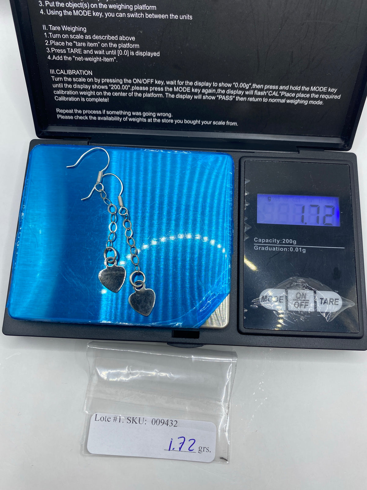 Aretes de Plata Corazón Engaste a Mano — Taxco 925 — foto 6