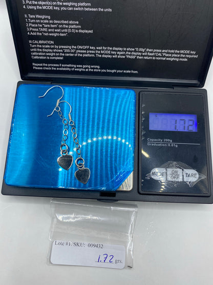 Aretes de Plata Corazón Engaste a Mano — Taxco 925 — foto 6