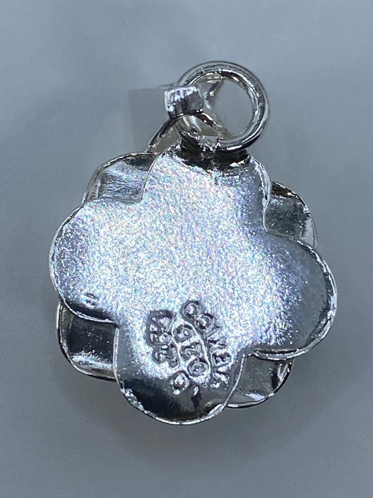 Dije Floral de Plata Repujado — Taxco 925 — foto 5