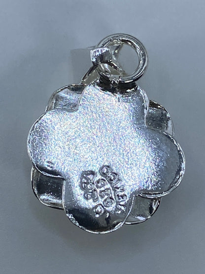 Dije Floral de Plata Repujado — Taxco 925 — foto 5