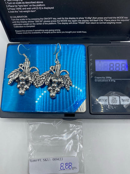 Aretes Uvas de Plata 925 Granulado — Taxco — foto 6