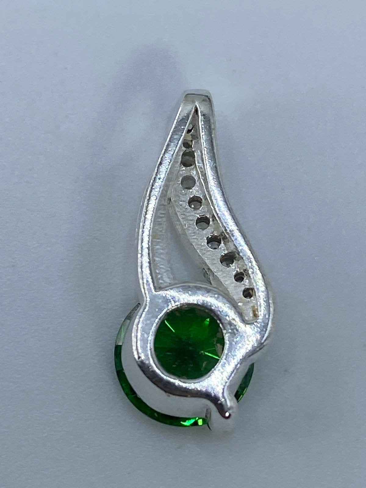 Dije de Plata con Circonia Verde — Taxco 925 — foto 5