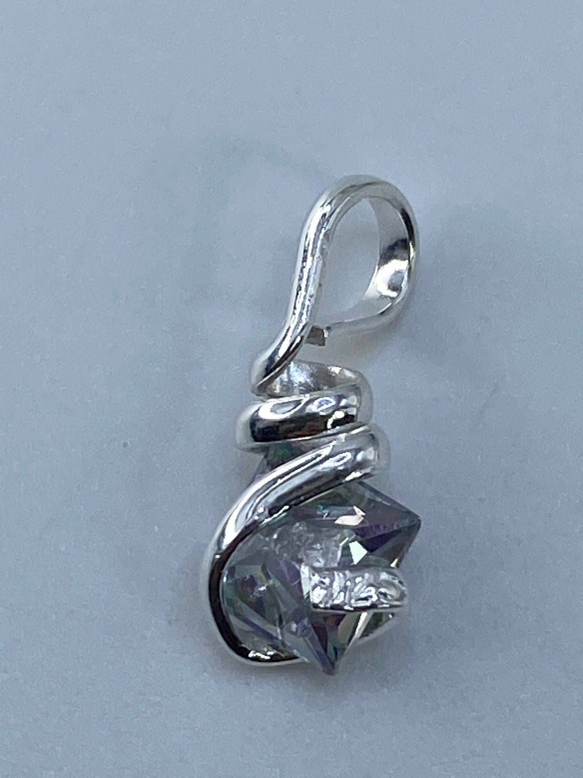 Dije de Plata Circonia Multicolor — 1.5 cm Taxco 925 — foto 5