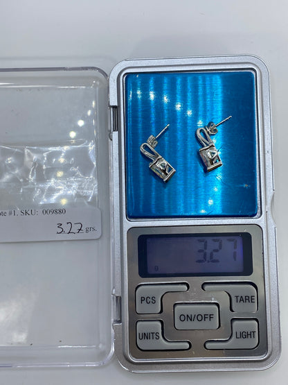 Aretes de Plata Circonia Multicolor Engastada — Taxco 925 — foto 6