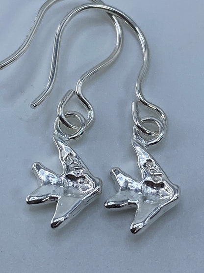 Aretes de Plata Repujados con Pez — Taxco 925 — foto 5