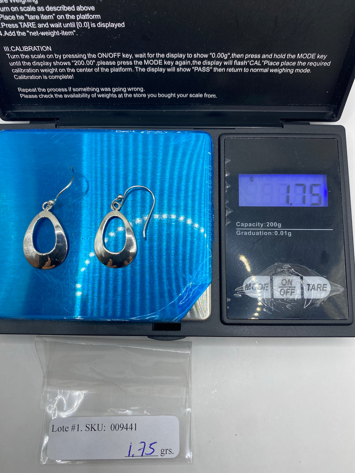 Aretes de Plata Calado Gota Minimalista — Taxco 925 — foto 6