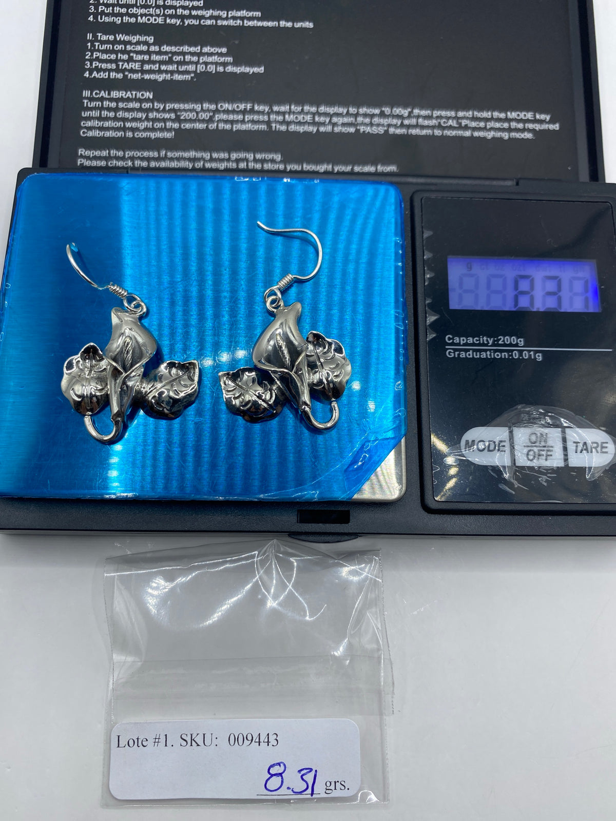 Aretes de Plata Floral Volumétrico — Taxco 925 — foto 6