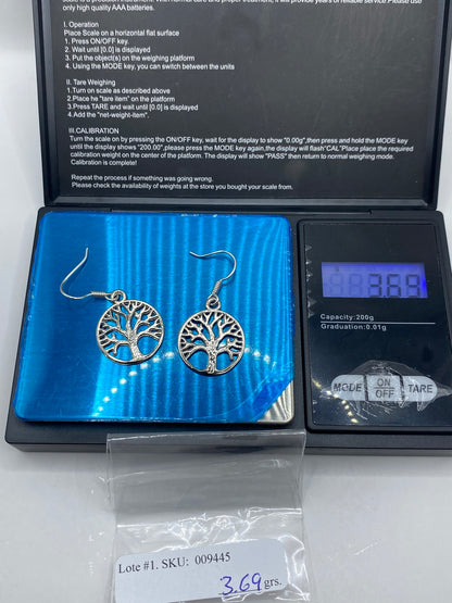 Aretes Árbol de la Vida Calado Plata 925 — Taxco — foto 6