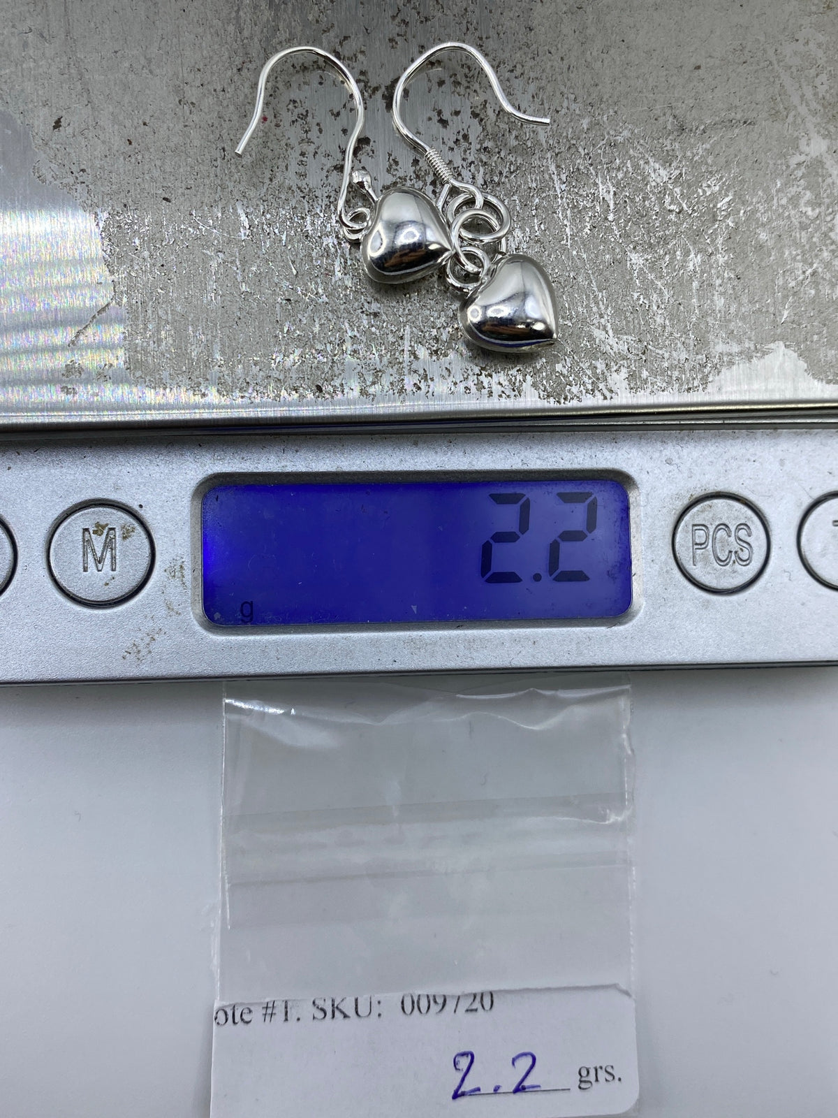 Aretes de Plata Corazón Pulido — Taxco 925 — foto 5