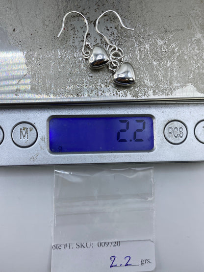 Aretes de Plata Corazón Pulido — Taxco 925 — foto 5