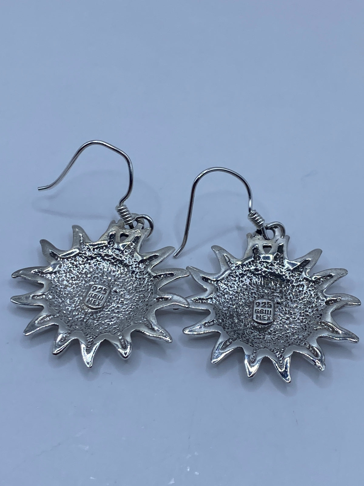Aretes de Plata Sol Artesanal — Taxco 925 — foto 5