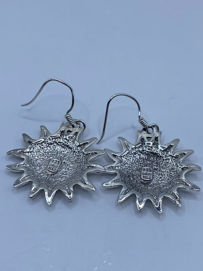 Aretes de Plata Sol Artesanal — Taxco 925 — foto 5