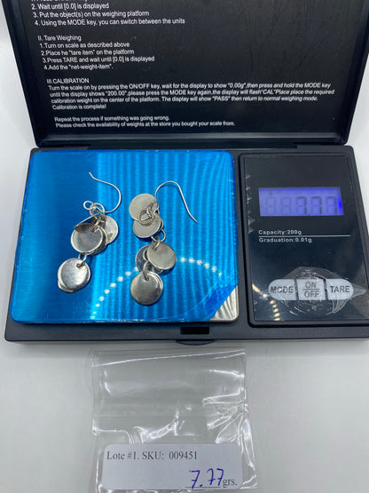 Aretes de Plata Discos Superpuestos — Taxco 925 — foto 6