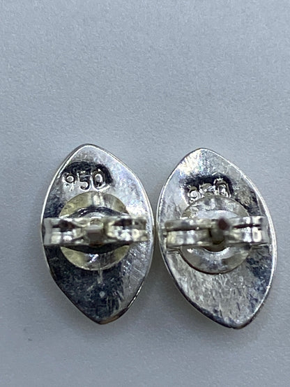 Aretes de Plata con Ópalo de Fuego Multicolor — Taxco 925 — foto 5