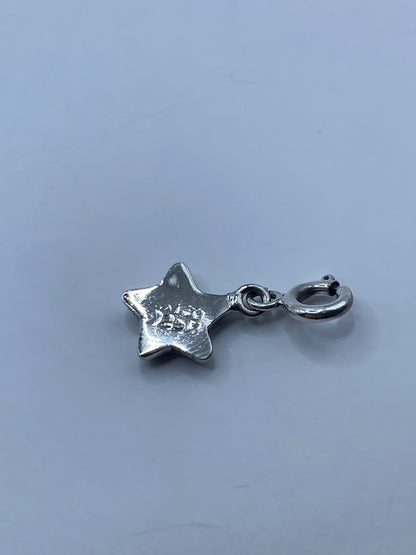 Dije Estrella de Plata con Piedra Verde — Taxco .925 — foto 5