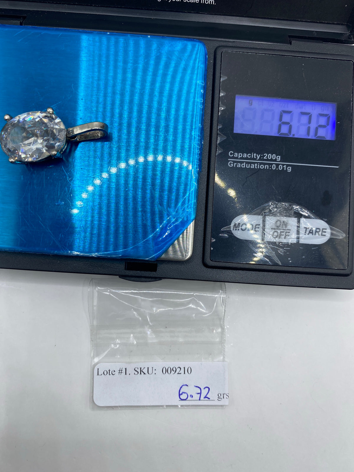 Dije de Plata con Circonia Blanca — Taxco 925 — foto 6