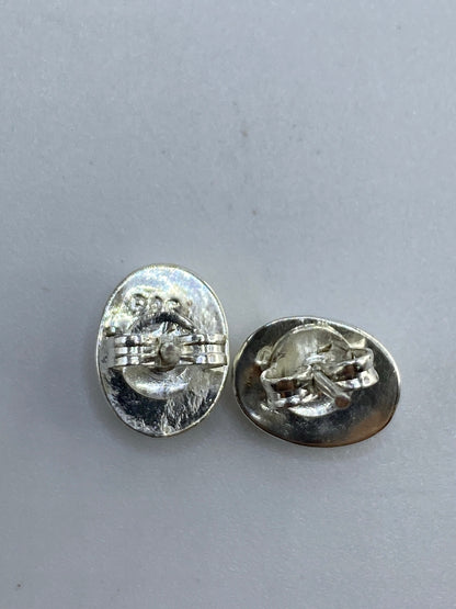 Aretes de Plata con Ópalo de Fuego Multicolor — Taxco 925 — foto 5