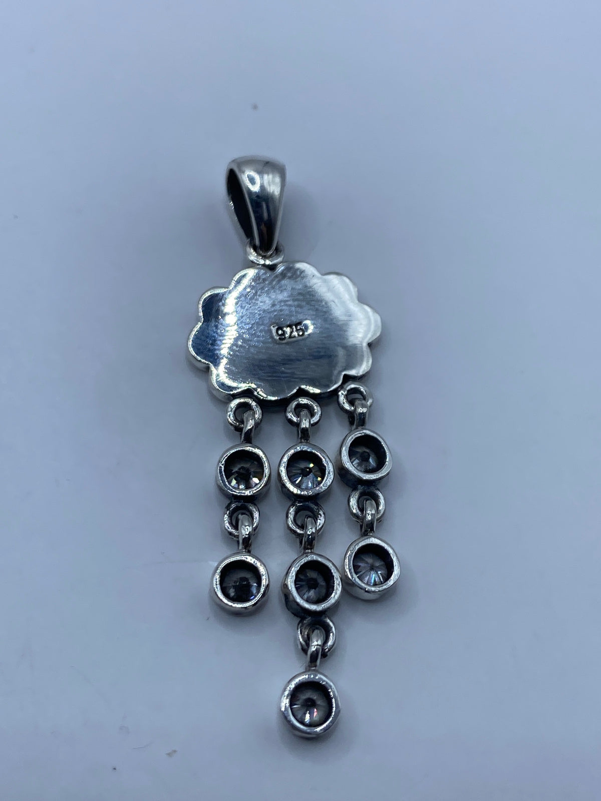 Dije Cascada de Plata con Circonia Blanca — Taxco 925 — foto 5
