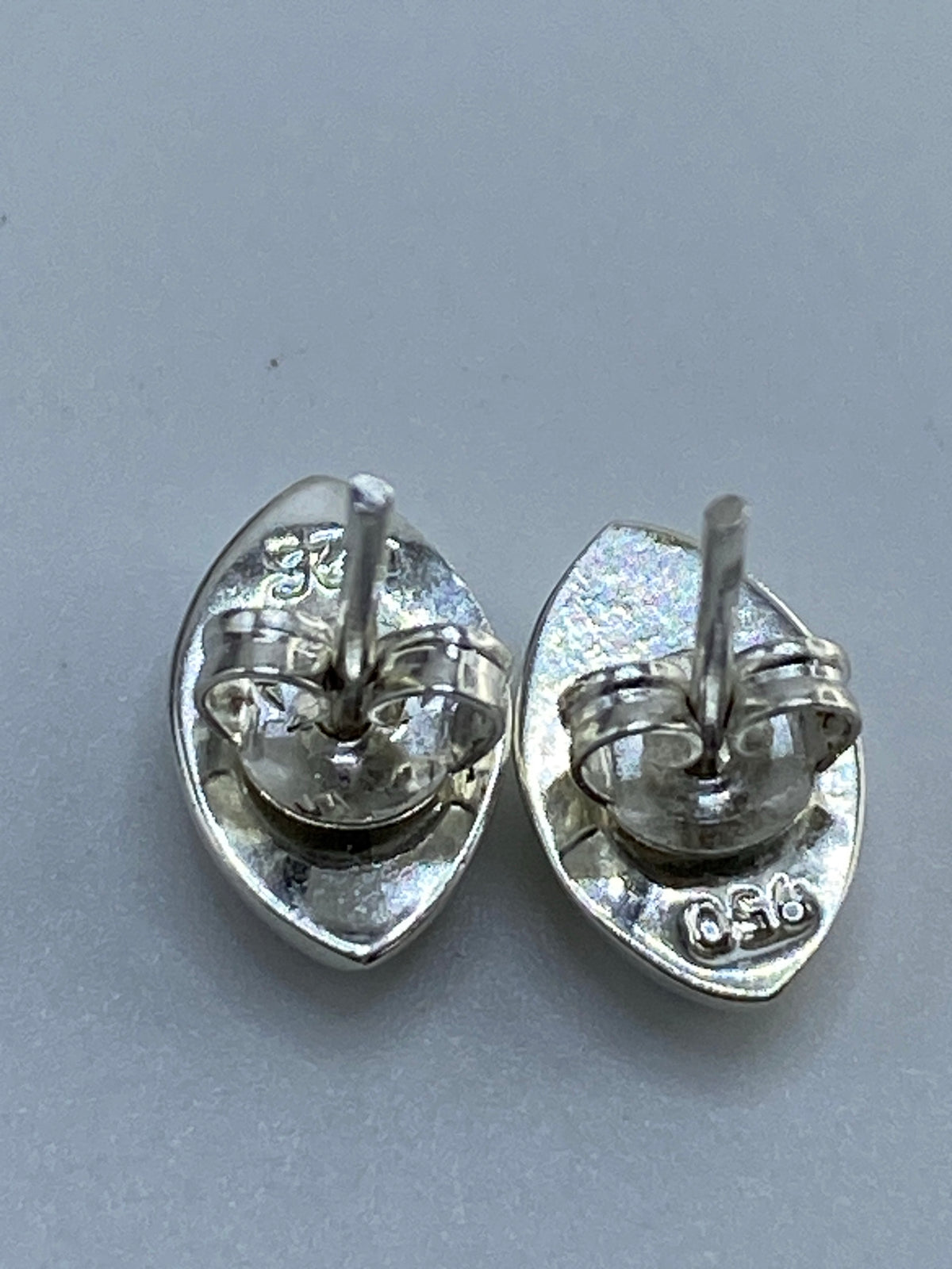 Aretes de Plata con Ópalo de Fuego Multicolor — Taxco 925 — foto 5