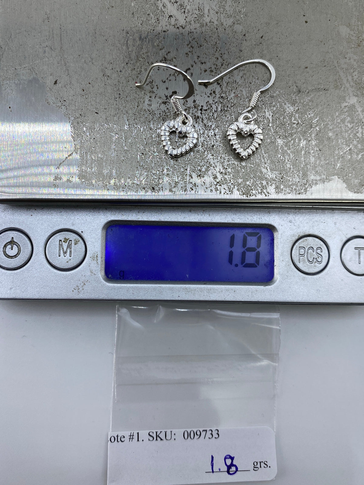 Aretes de Plata Repujado Corazón — Taxco 925 — foto 6