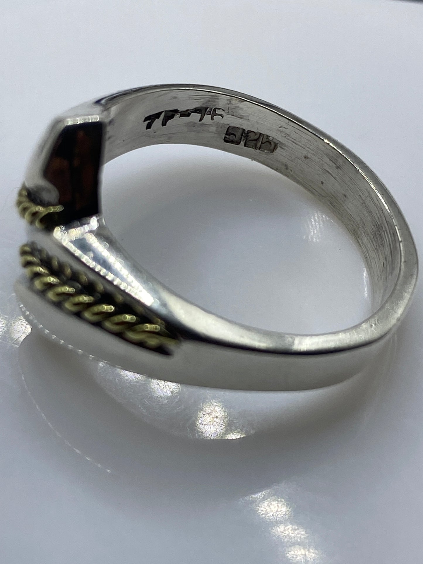 Anillo de Plata para Hombre Eslabón Torneado — Taxco .925 — foto 5