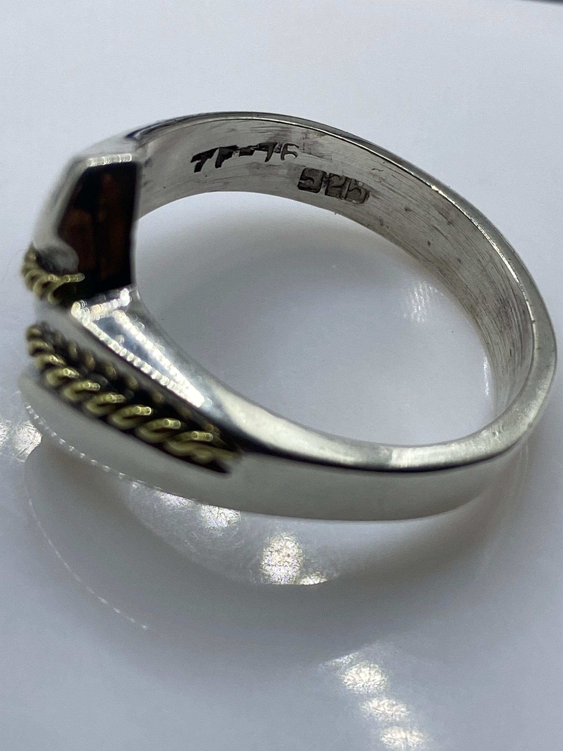 Anillo de Plata para Hombre Eslabón Torneado — Taxco .925 — foto 5