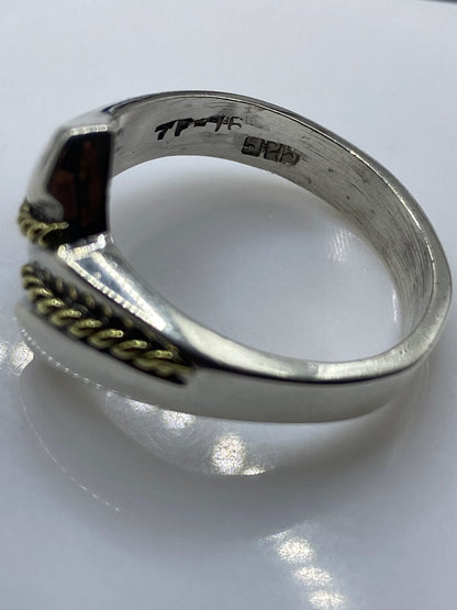 Anillo de Plata para Hombre Eslabón Torneado — Taxco .925 — foto 5