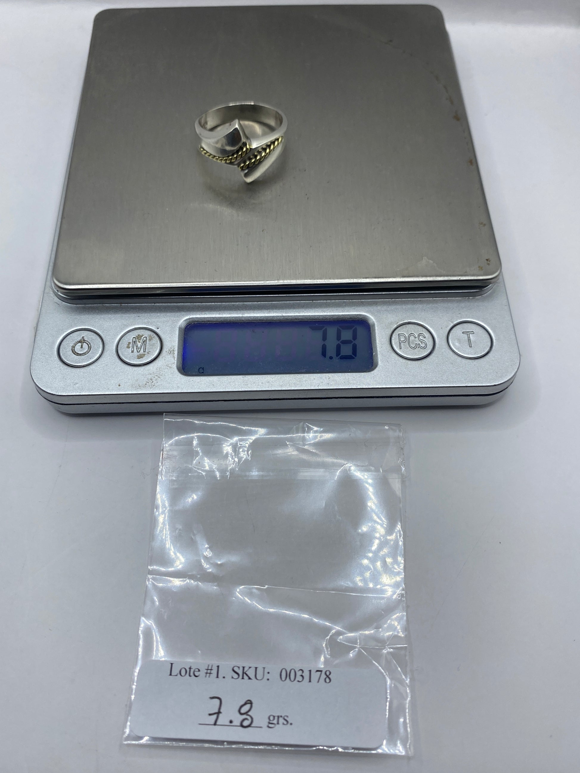 Anillo de Plata para Hombre Eslabón Torneado — Taxco .925 — foto 6