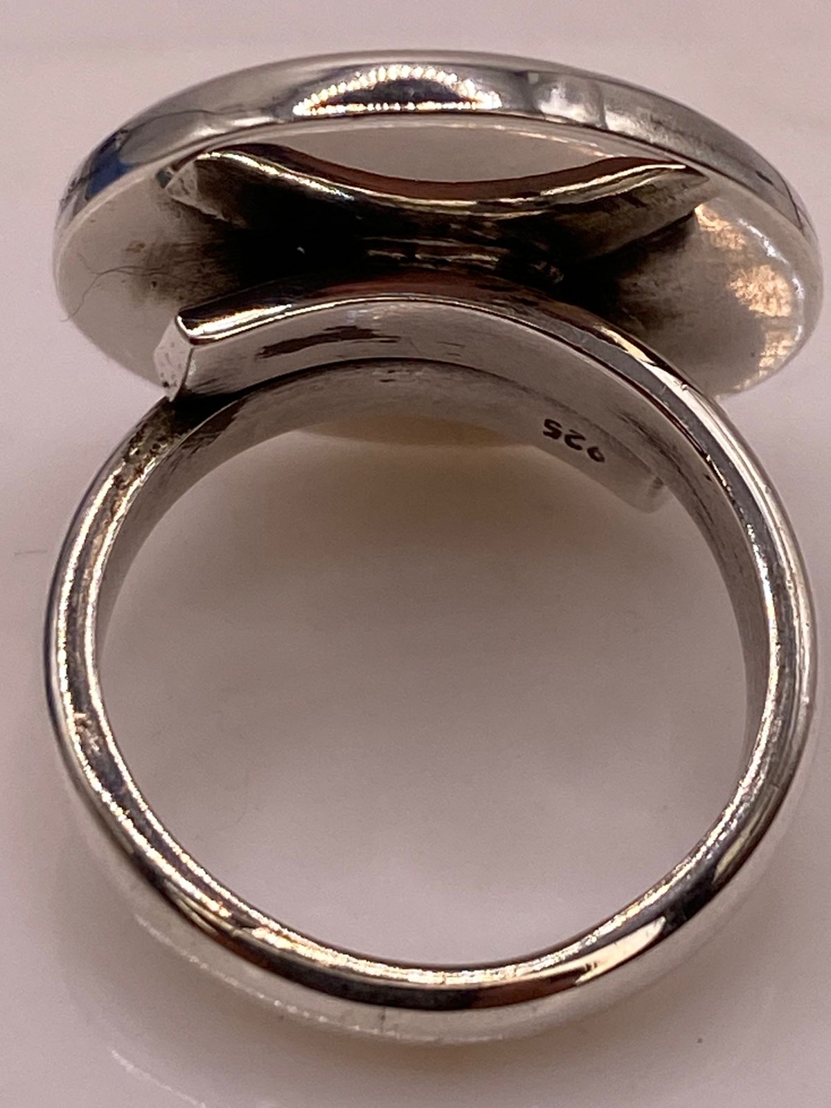 Anillo Ajustable de Plata .925 Calendario Azteca, sello de autenticidad Plata Ley .925