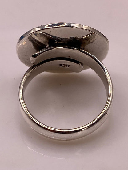 Anillo Ajustable de Plata .925 con Grabado Maya Ancestral, sello de autenticidad Plata Ley .925